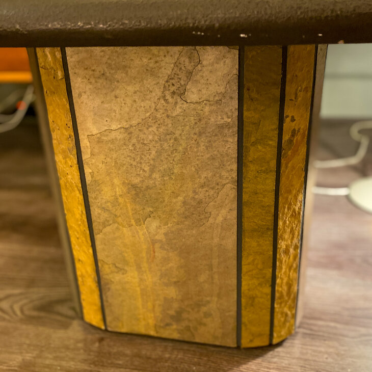 Vierkante brutalistische salontafel Paul Kingma 1980s | Sprinkelhop