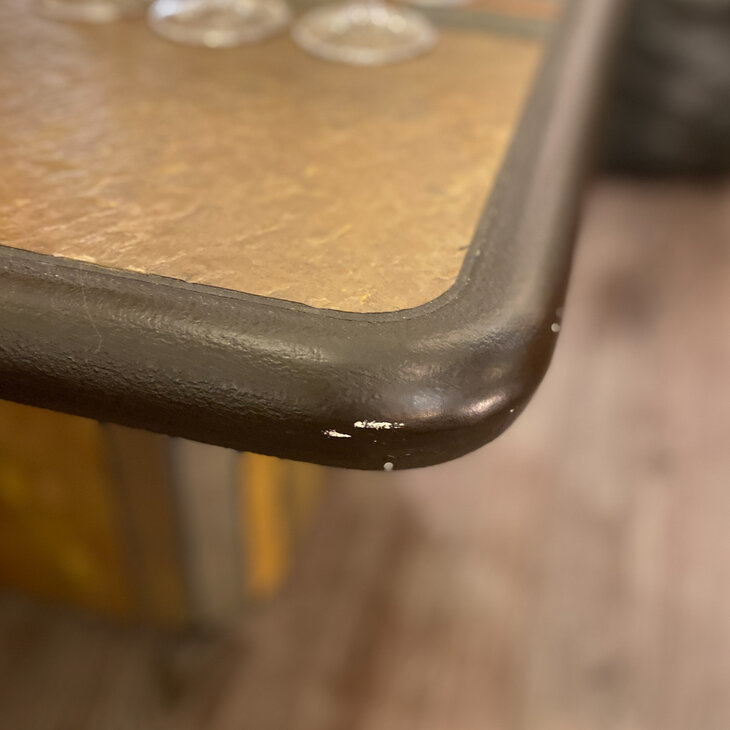 Vierkante brutalistische salontafel Paul Kingma 1980s | Sprinkelhop