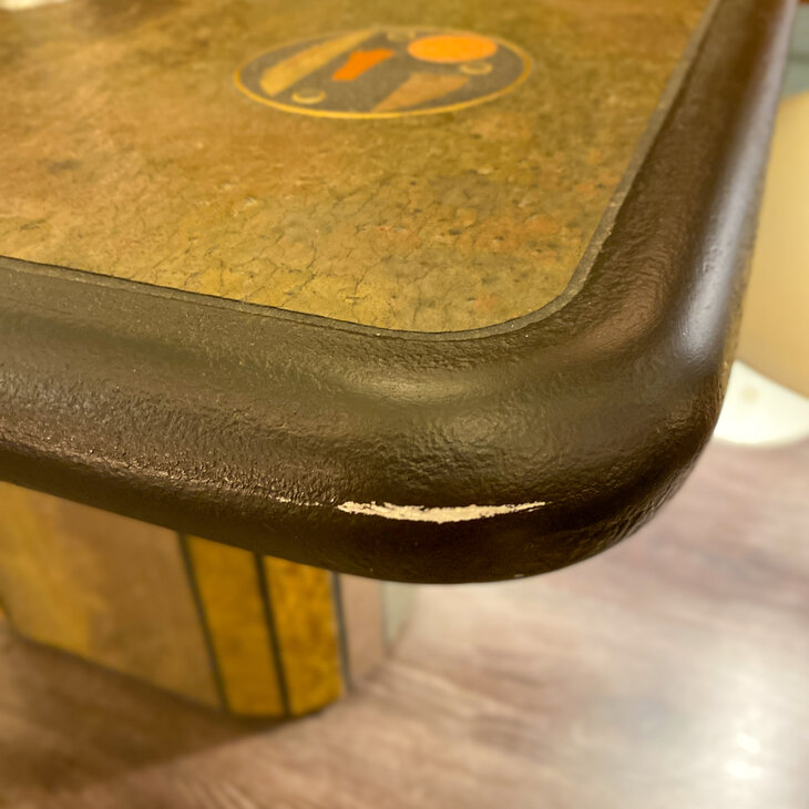 Vierkante brutalistische salontafel Paul Kingma 1980s | Sprinkelhop