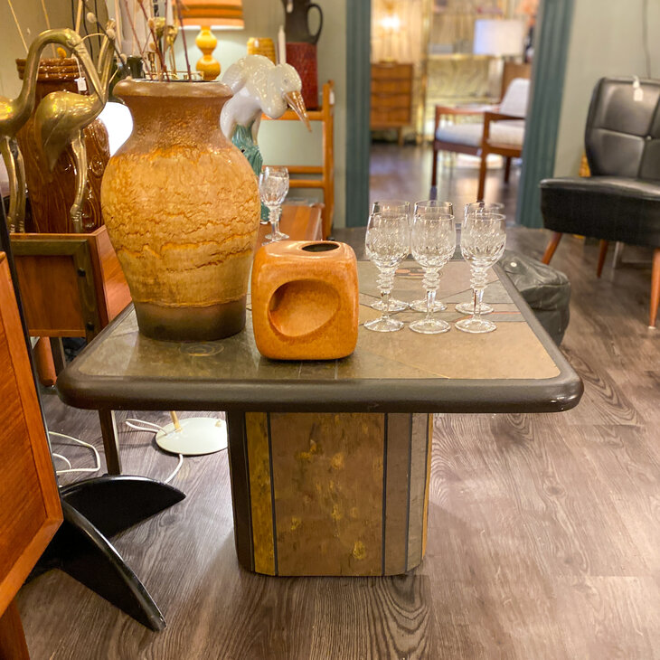 Vierkante brutalistische salontafel Paul Kingma 1980s | Sprinkelhop