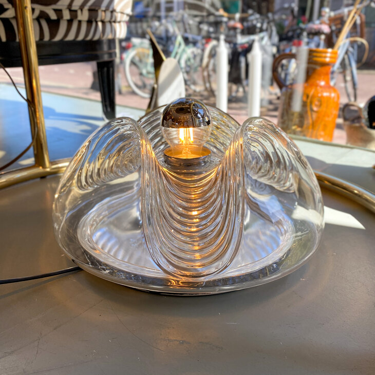 Peill Putzler glazen plafondlamp wandlamp wave futura chroom | Sprinkelhop