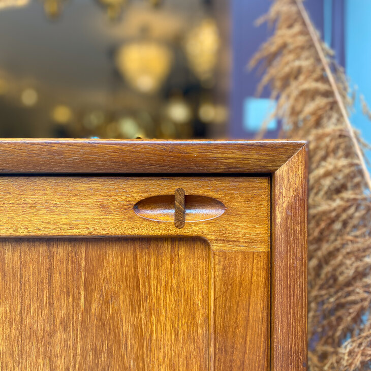 Vintage Deens dressoir teak HW Klein voor Bramin | Sprinkelhop