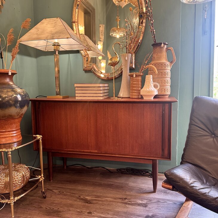 Teak houten dressoir sideboard Ernst Dieter Hilker | Sprinkelhop