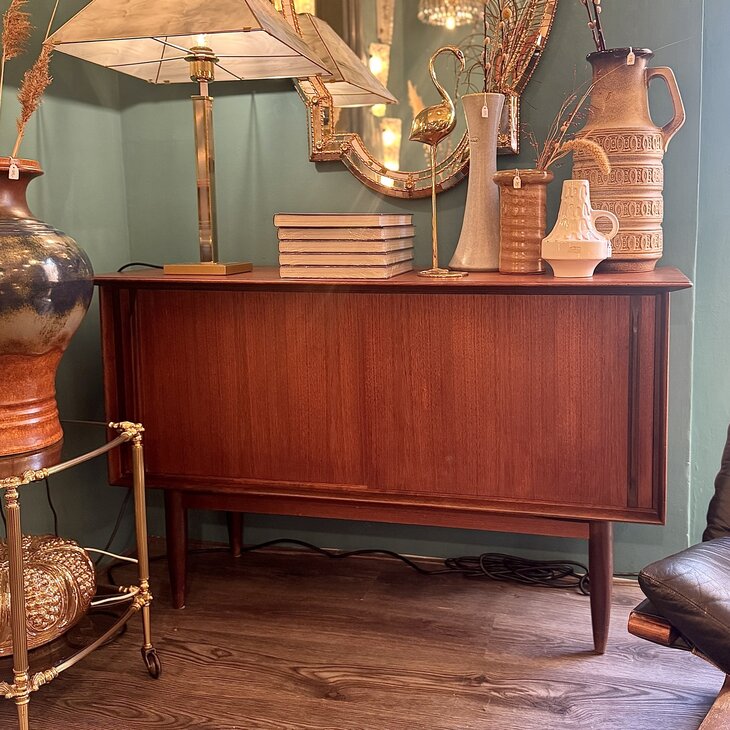 Teak houten dressoir sideboard Ernst Dieter Hilker | Sprinkelhop