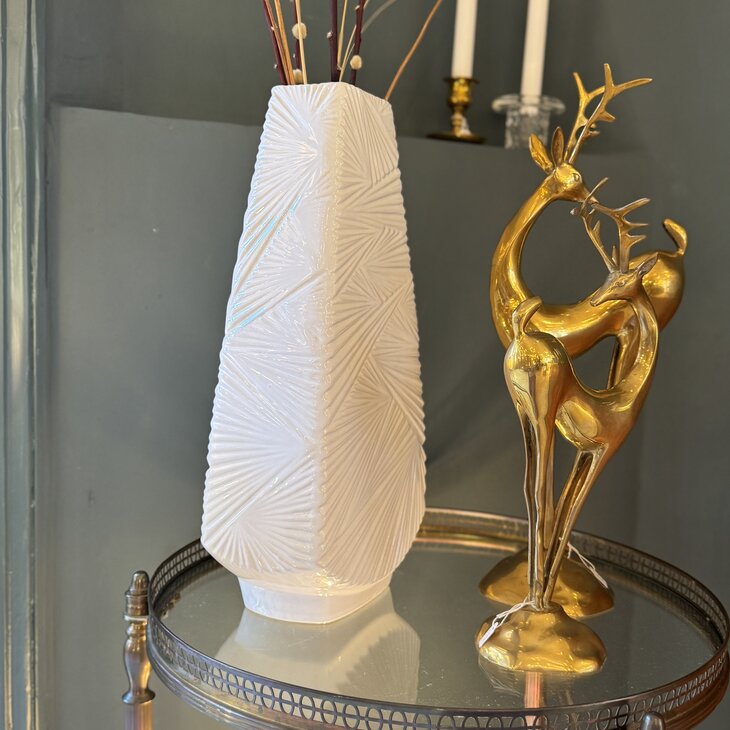 West Germany vaas U Keramik wit groot 1218/45 | Sprinkelhop