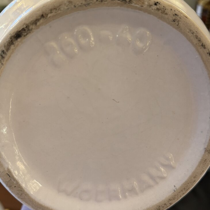 Vintage Scheurich West Germany Inka vaas 260-40 wit| Sprinkelhop