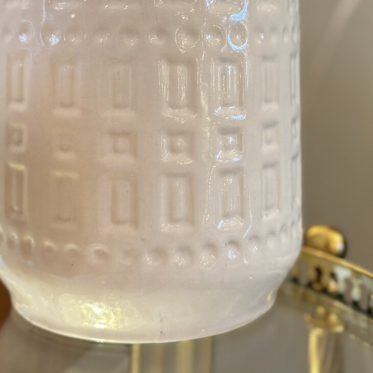 Vintage Scheurich West Germany Inka vaas 260-40 wit| Sprinkelhop