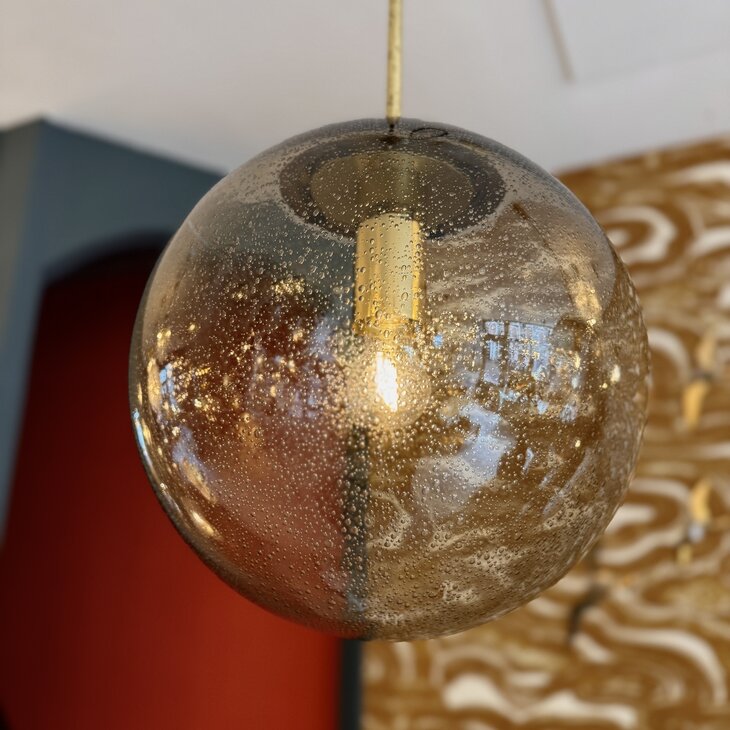 Messing rookglazen Glashutte Limburg bol hanglamp bubbel - XL | Sprinkelhop