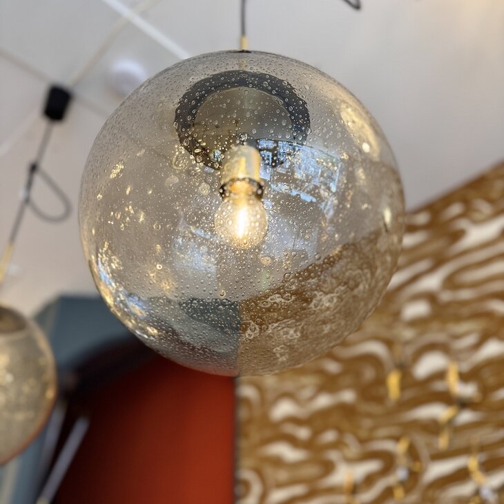 Messing rookglazen Glashutte Limburg bol hanglamp bubbel - XL | Sprinkelhop