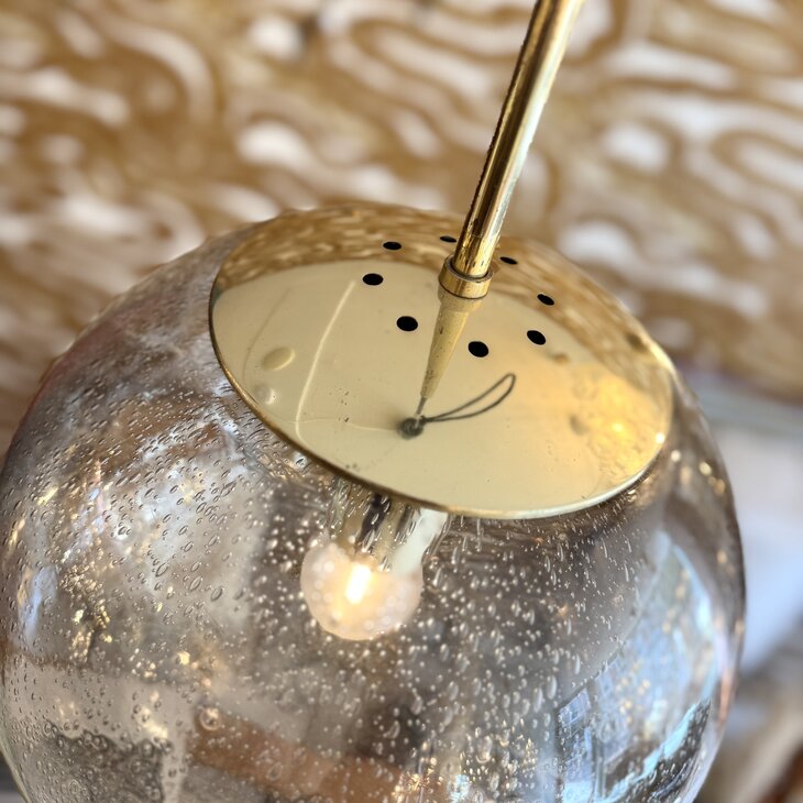 Messing rookglazen Glashutte Limburg bol hanglamp bubbel - XL | Sprinkelhop