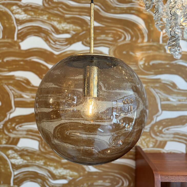 Messing rookglazen Glashutte Limburg bol hanglamp bubbel - XL | Sprinkelhop