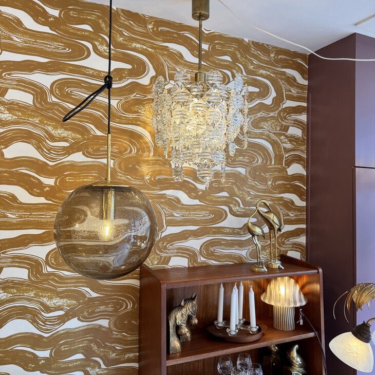 Messing rookglazen Glashutte Limburg bol hanglamp bubbel - XL | Sprinkelhop