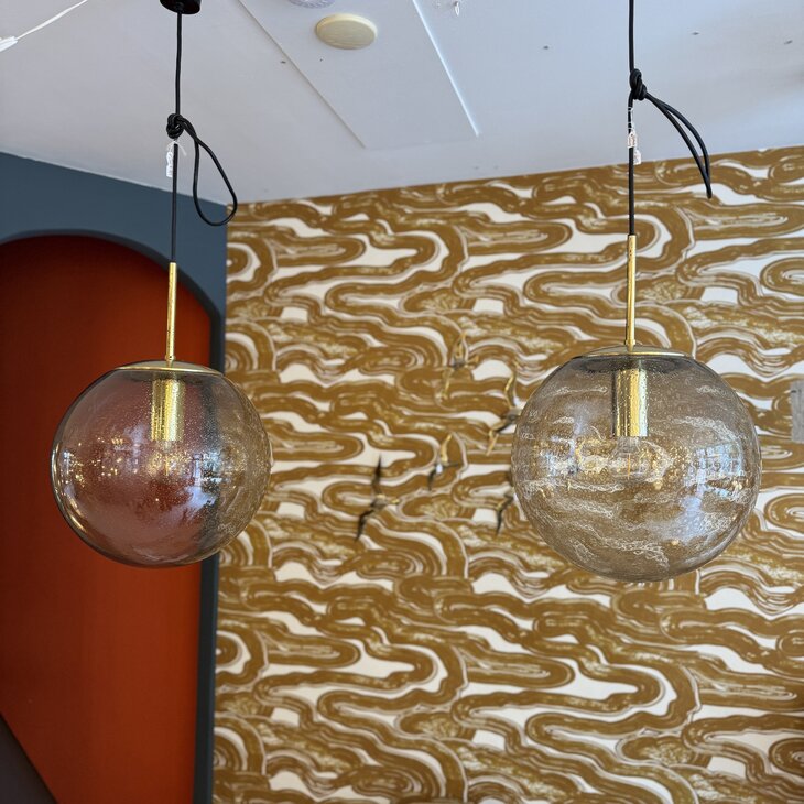 Messing rookglazen Glashutte Limburg bol hanglamp bubbel - XL | Sprinkelhop