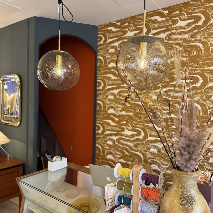 Messing rookglazen Glashutte Limburg bol hanglamp bubbel - XL | Sprinkelhop