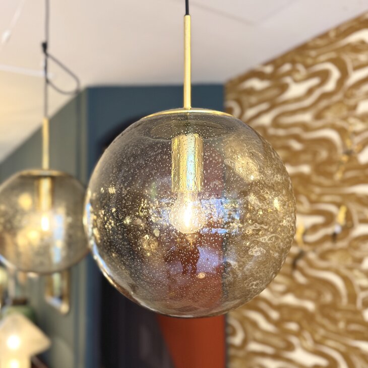 Messing rookglazen Glashutte Limburg bol hanglamp bubbel - XL | Sprinkelhop