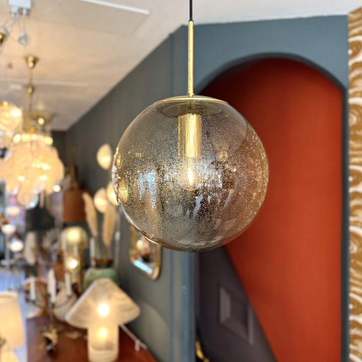 Messing rookglazen Glashutte Limburg bol hanglamp bubbel - XL | Sprinkelhop