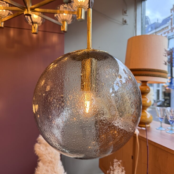 Messing rookglazen Glashutte Limburg bol hanglamp bubbel - L | Sprinkelhop