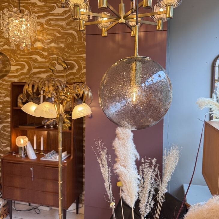 Messing rookglazen Glashutte Limburg bol hanglamp bubbel - L | Sprinkelhop