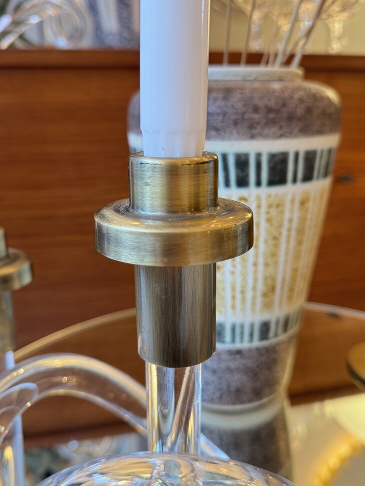 Dorothy Thorpe dubbele plexiglazen Pretzel kandelaar | Sprinkelhop