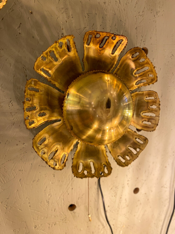 Svend Aage Holm S&oslash;rensen Flower wandlamp 1960| Sprinkelhop