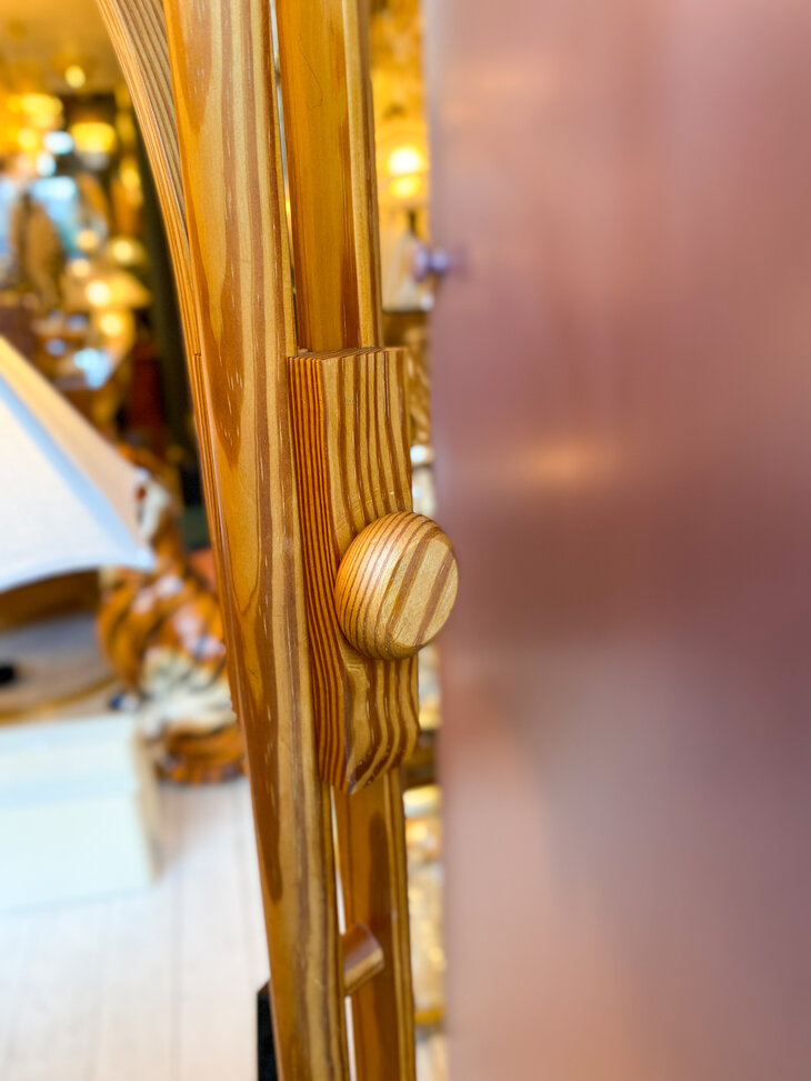 Deense Domus booglamp grenen 1970s | Sprinkelhop