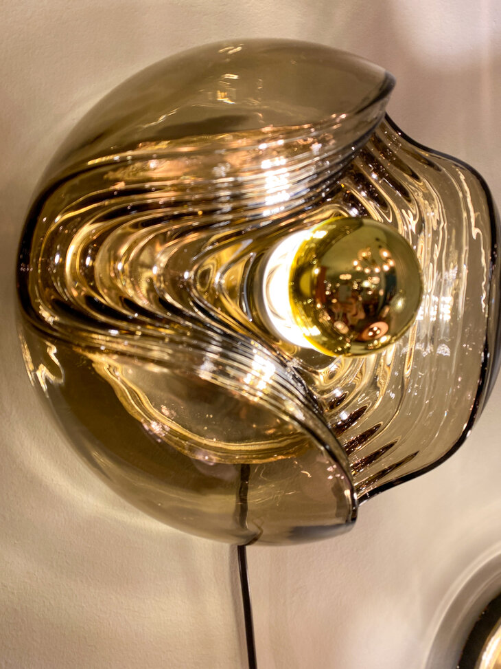 Peill Putzler glazen plafondlamp wandlamp wave futura groot| Sprinkelhop