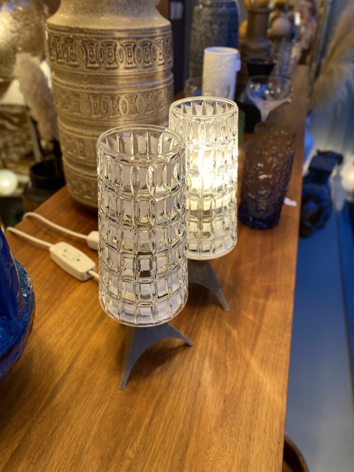 Set vintage tafellampjes nachtlampjes 1950s | Sprinkelhop