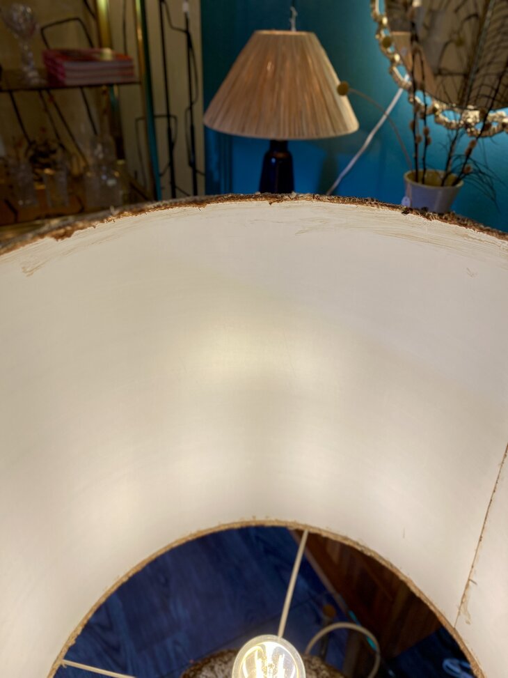 Vintage retro keramieken West Germany tafellamp vloerlamp 1970s 