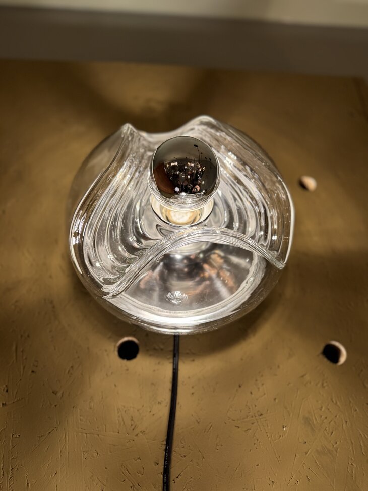 Peill &amp; Putzler Wave Futura chromen glazen wandlamp plafondlamp | Sprinkelhop