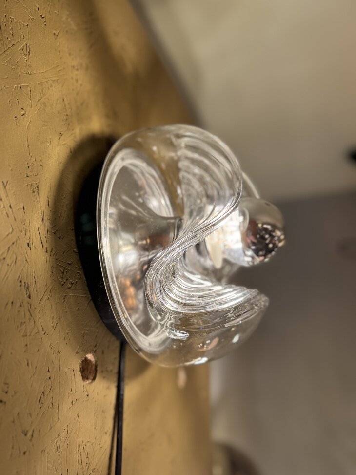 Peill &amp; Putzler Wave Futura chromen glazen wandlamp plafondlamp | Sprinkelhop