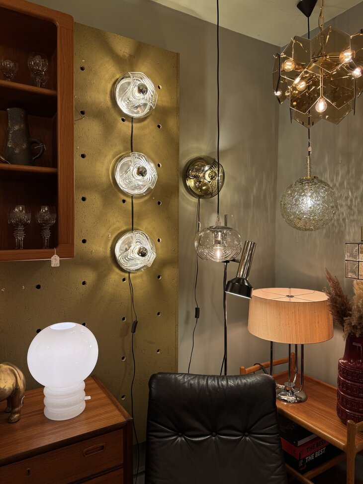 Peill &amp; Putzler Wave Futura chromen glazen wandlamp plafondlamp | Sprinkelhop