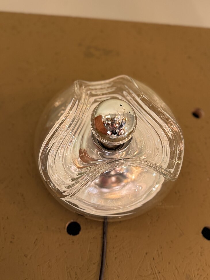 Peill &amp; Putzler Wave Futura chromen glazen wandlamp plafondlamp | Sprinkelhop