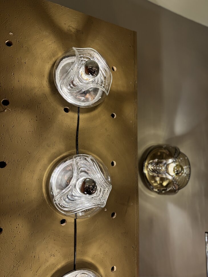 Peill &amp; Putzler Wave Futura chromen glazen wandlamp plafondlamp | Sprinkelhop