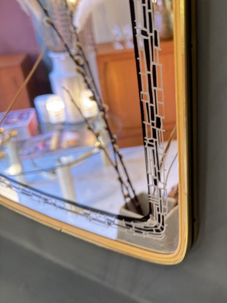 Vintage Rockabilly jaren '50 spiegel moza&iuml;ek | Sprinkelhop