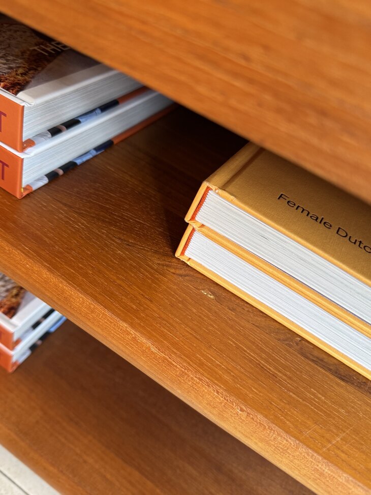 Vintage Toften Denmark open kastje teak op wieltjes | Sprinkelhop