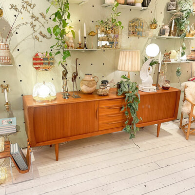 Vintage Deens dressoir sideboard