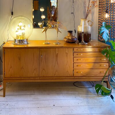 Vintage Duits dressoir sideboard 1950s 1960s